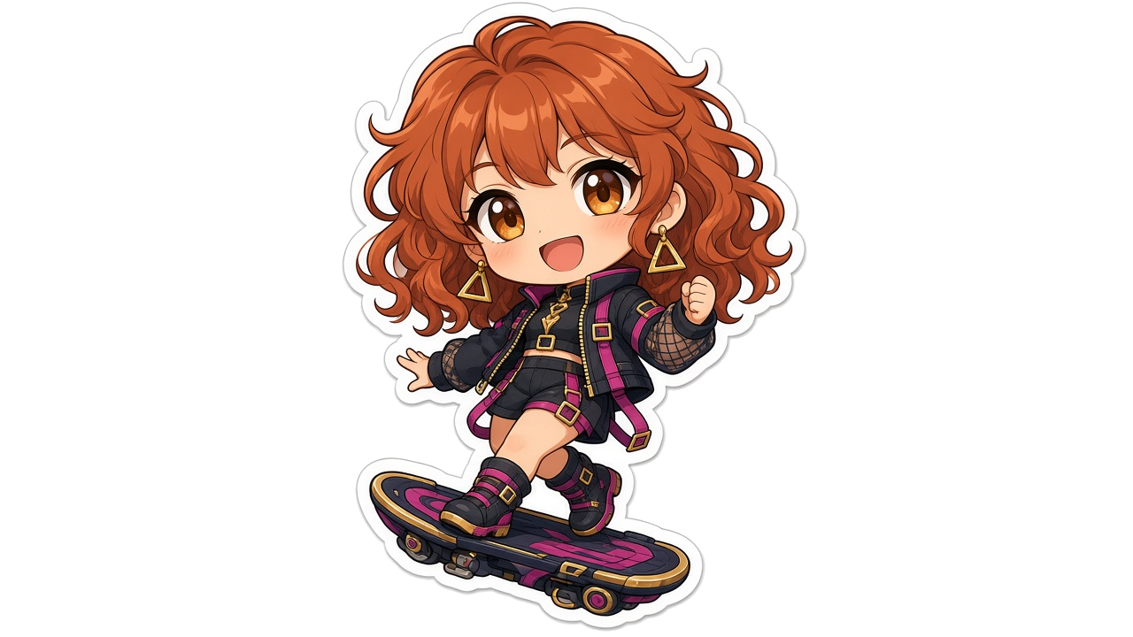 Nova Hale Chibi Keyring Tag
