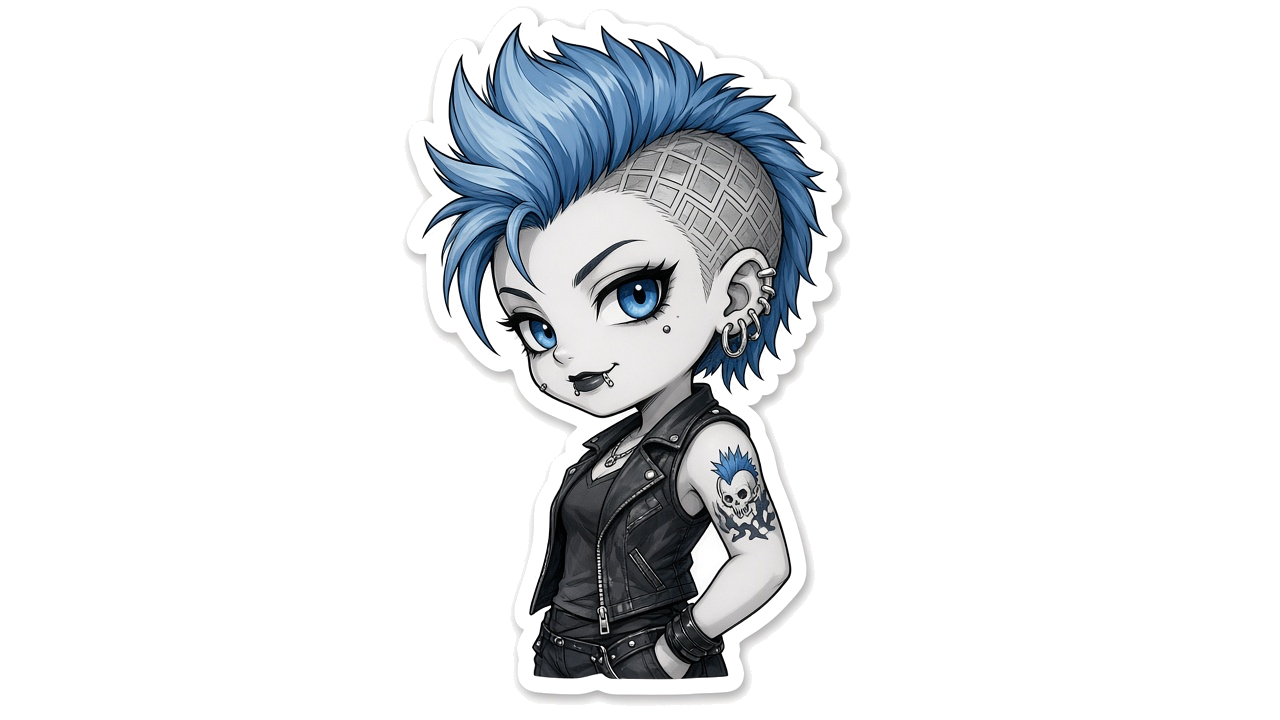 Rita Grim Chibi Keyring Tag