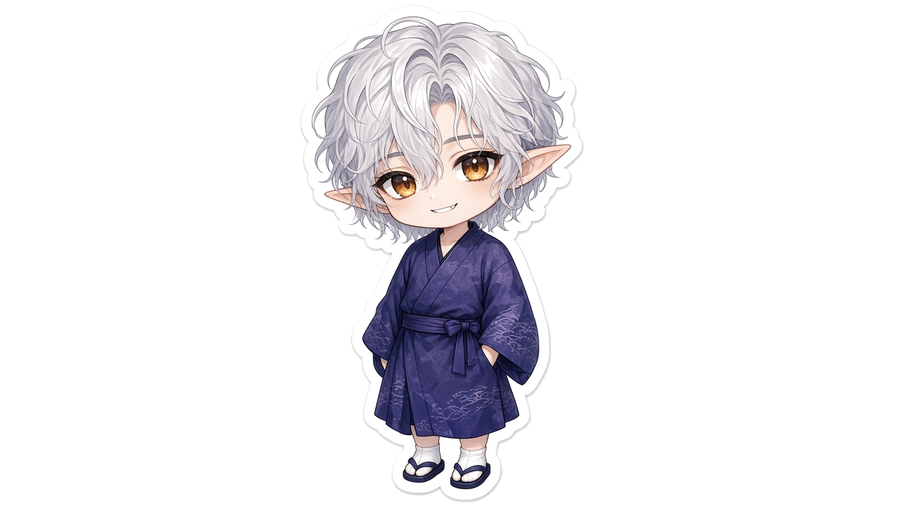 Soren Hale Chibi Keyring Tag